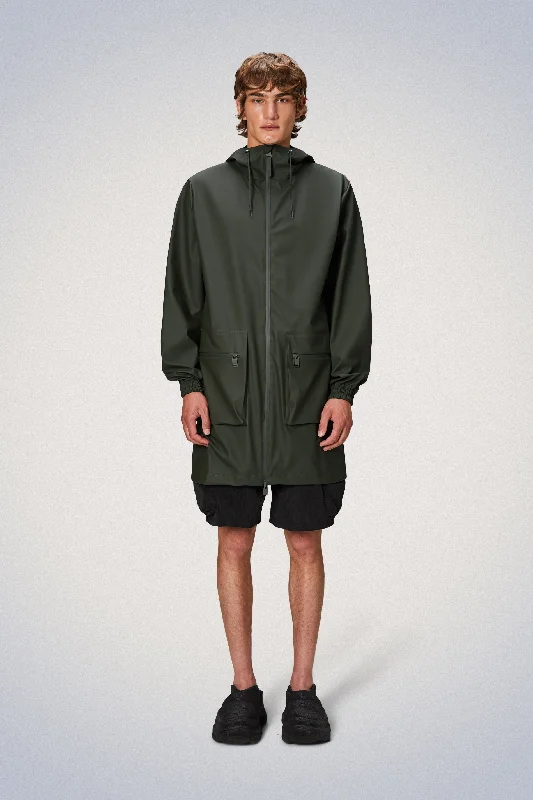 Cargo Long Jacket - Green