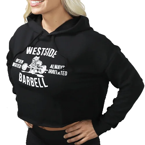 WSBB Women's Club Cropped Hoodie Black