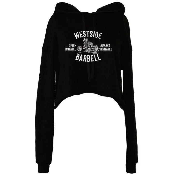 WSBB Women's Club Cropped Hoodie Black