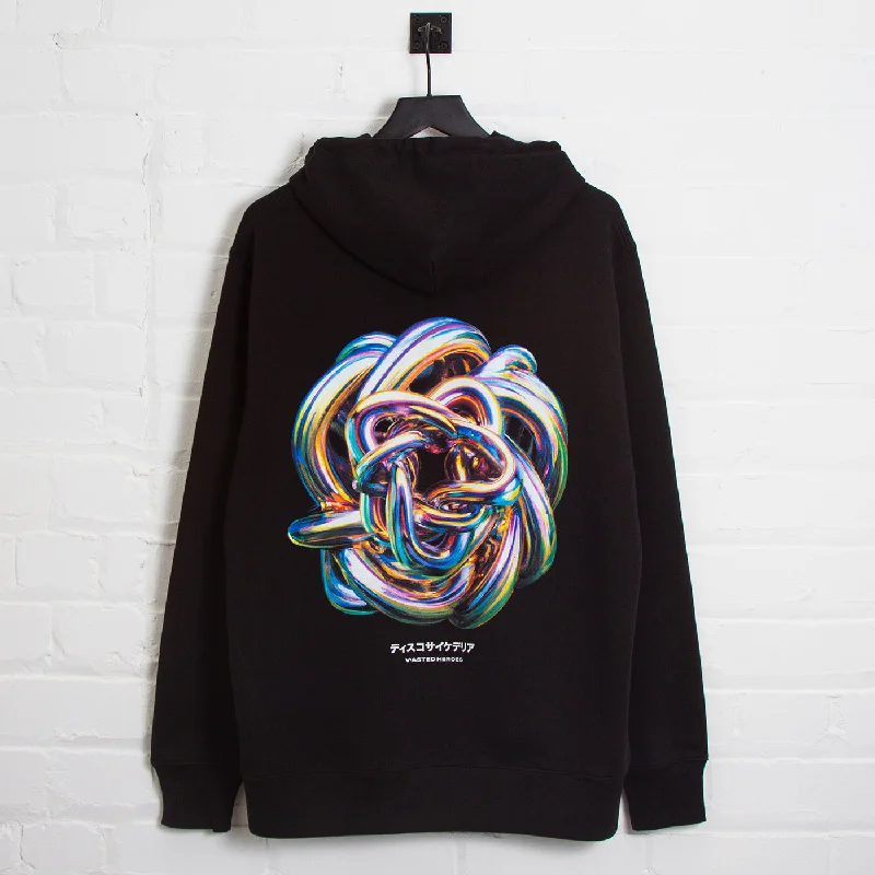 Orb 025 Disco Psychedelia - Pullover Hood - Black