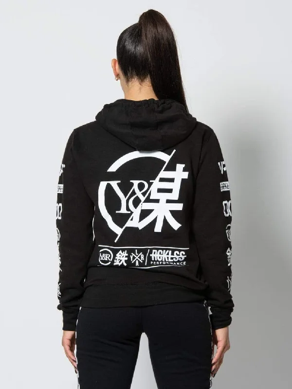 Strike Thru Jr Hoodie - Black