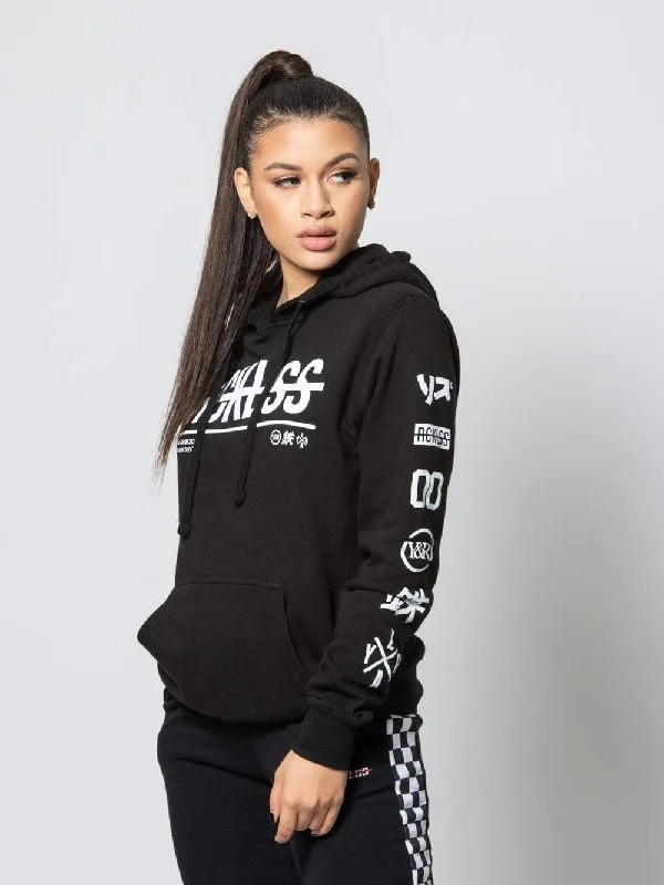 Strike Thru Jr Hoodie - Black