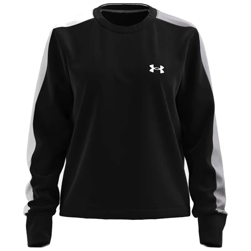 Under Armour Ladies Rival Terry Colourblock Crew Sweatshirt