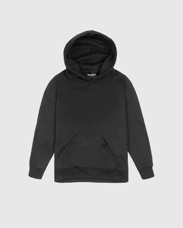 PFC: 001-2 - Women's Oversized Hoodie - Midnight Black