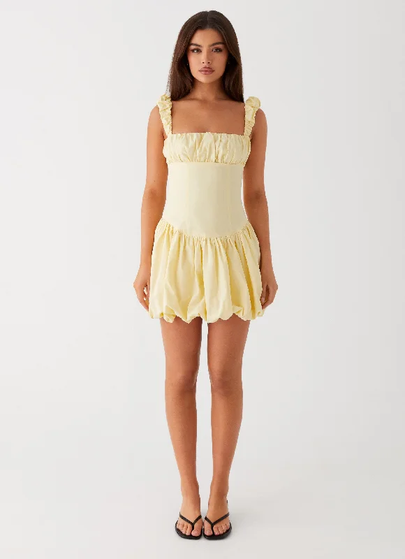 Clove Mini Dress - Yellow