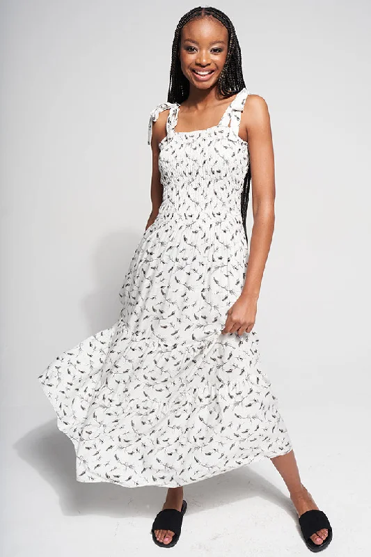 Tiered Midi Dress