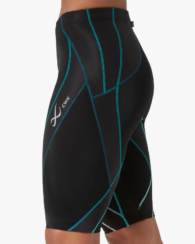 Endurance Generator Joint & Muscle Support Compression Short: Women's Black/Deep Lake