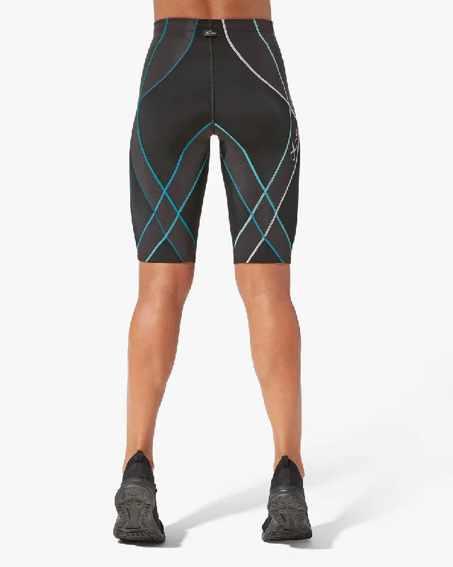 Endurance Generator Joint & Muscle Support Compression Short: Women's Black/Deep Lake