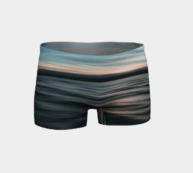 Sea Ripples Workout Shorts