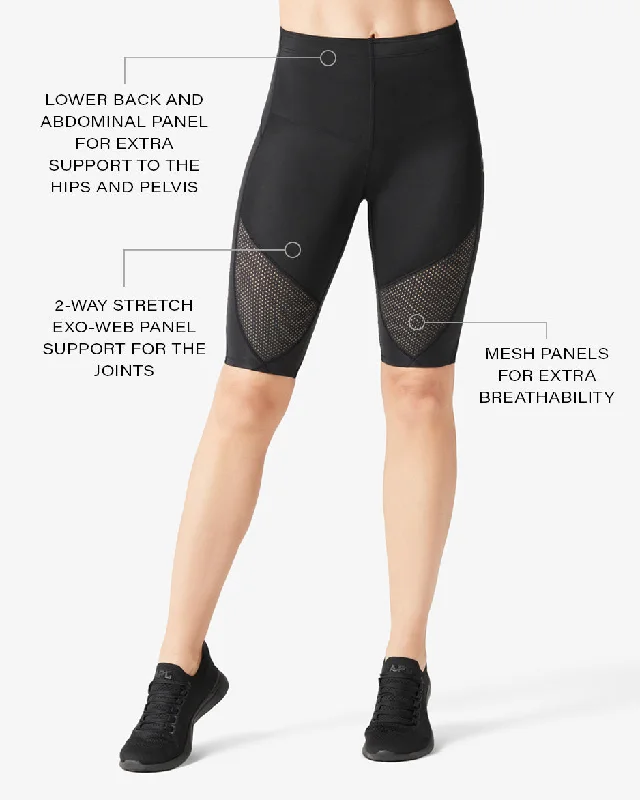 Stabilyx Ventilator Joint Support Compression Short: Women's Black