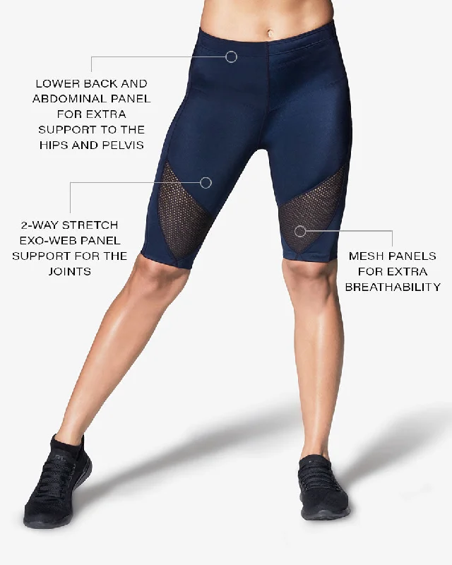 Stabilyx Ventilator Joint Support Compression Short: Women's True Navy