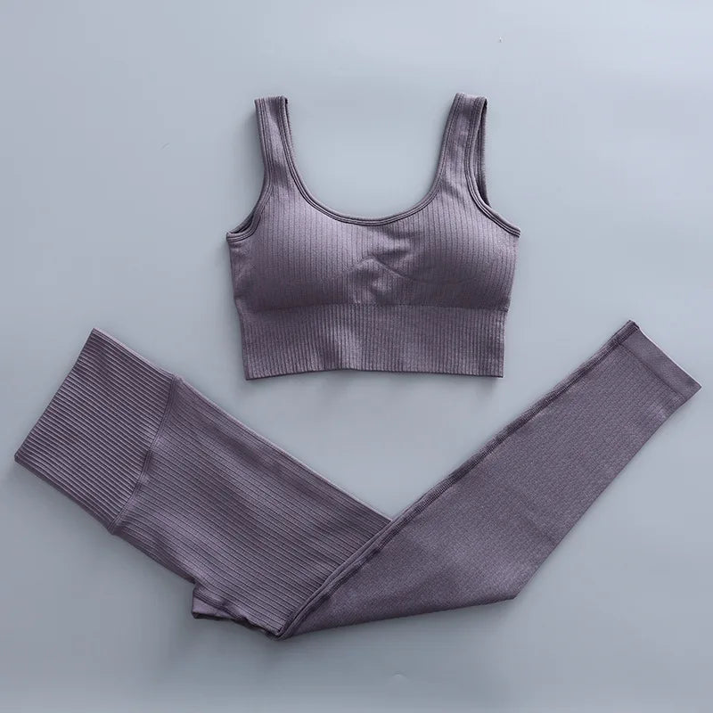 dark purple bra set / S