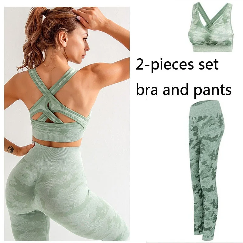 Green bra set / S