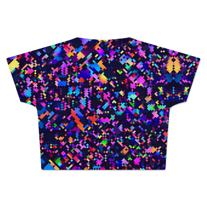 8-bit-confetti-crop-tee