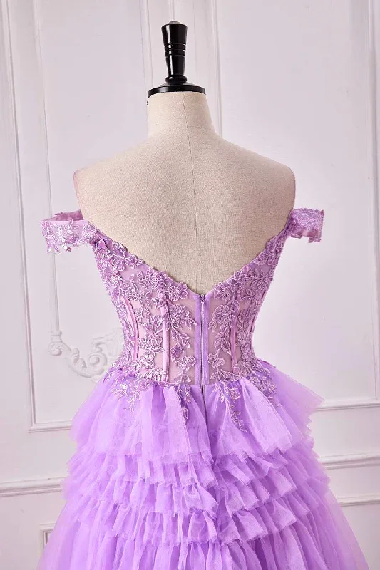 a-line-off-the-shoulder-lavender-corset-ruffle-tulle-prom-dress