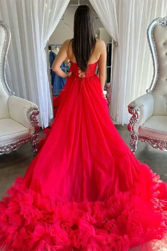 a-line-red-sweetheart-corset-ruffle-prom-dress