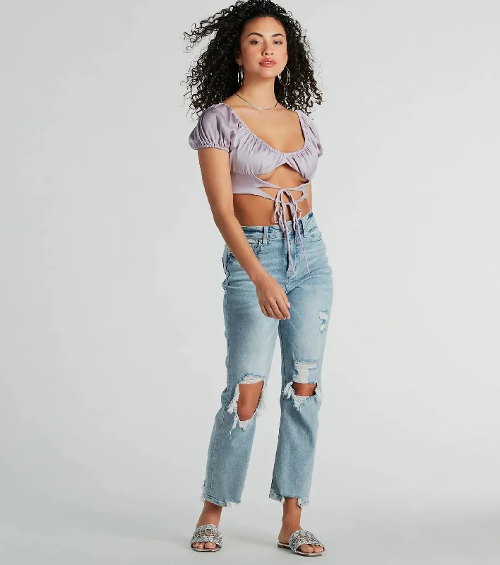 around-town-puff-sleeve-tie-front-satin-crop-top-060032432051