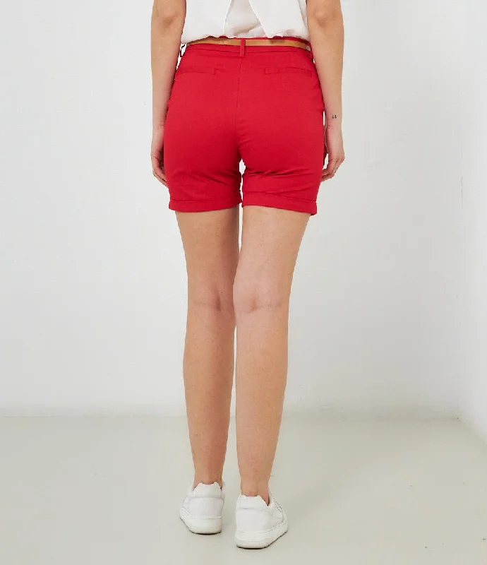 b4e575sh-shorts-con-cintura