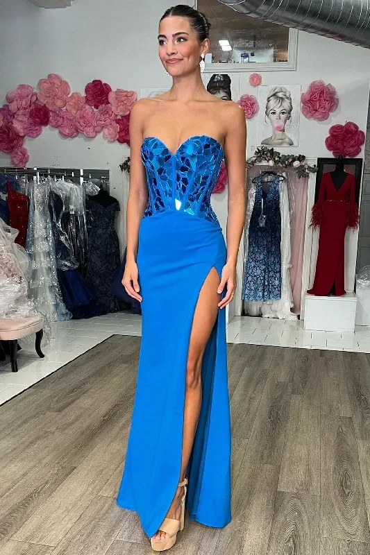 blue-broken-mirrors-sweetheart-long-prom-dress-with-slit