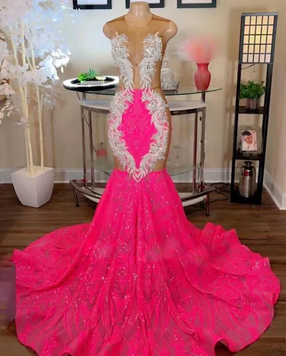 custom-prom-dresses-2023-prom-dresses-sparkly-prom-dresses-pink-prom-dresses-beaded-applique-prom-dresses-illusion-o-neck-formal-dresses