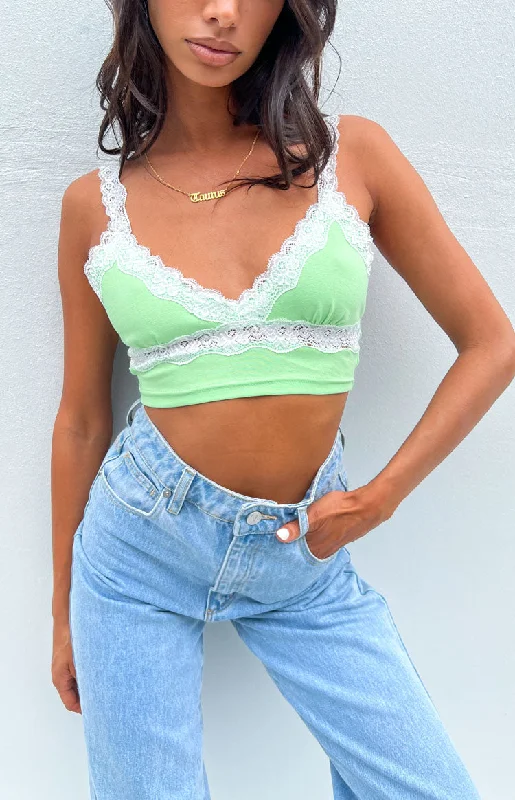 elora-green-crop-top