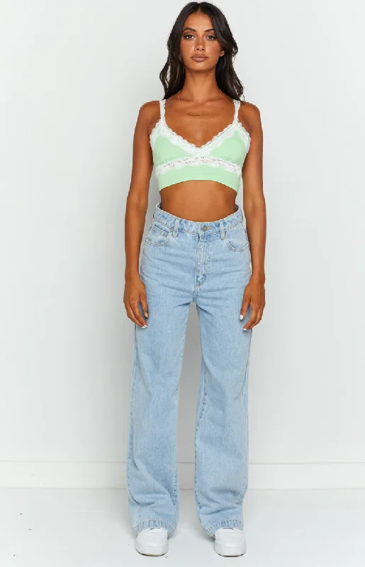 elora-green-crop-top