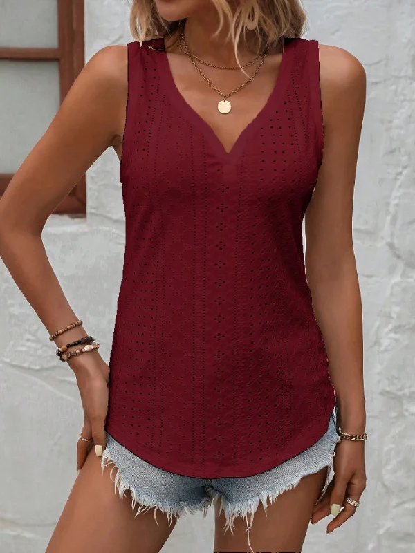 eyelet-v-neck-wide-strap-tank-2