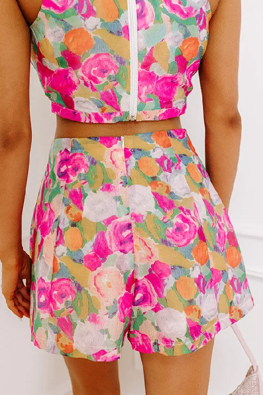 floral-dream-high-waist-shorts