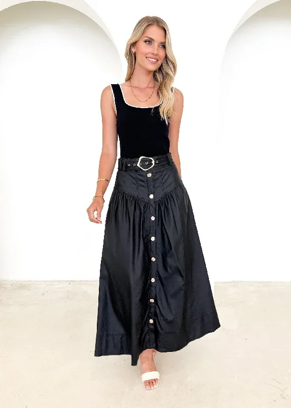 foxxer-coated-midi-skirt-black