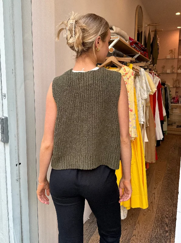 granny-cotton-sweater-vest-in-olive-green