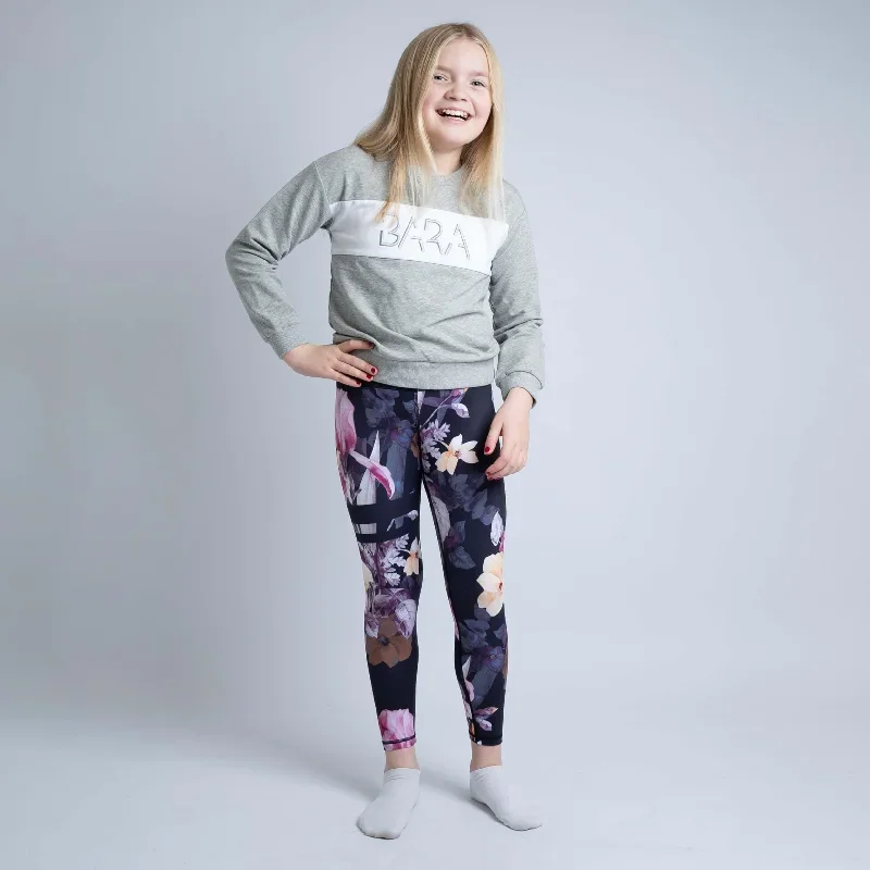 Kids Floral Night Tights