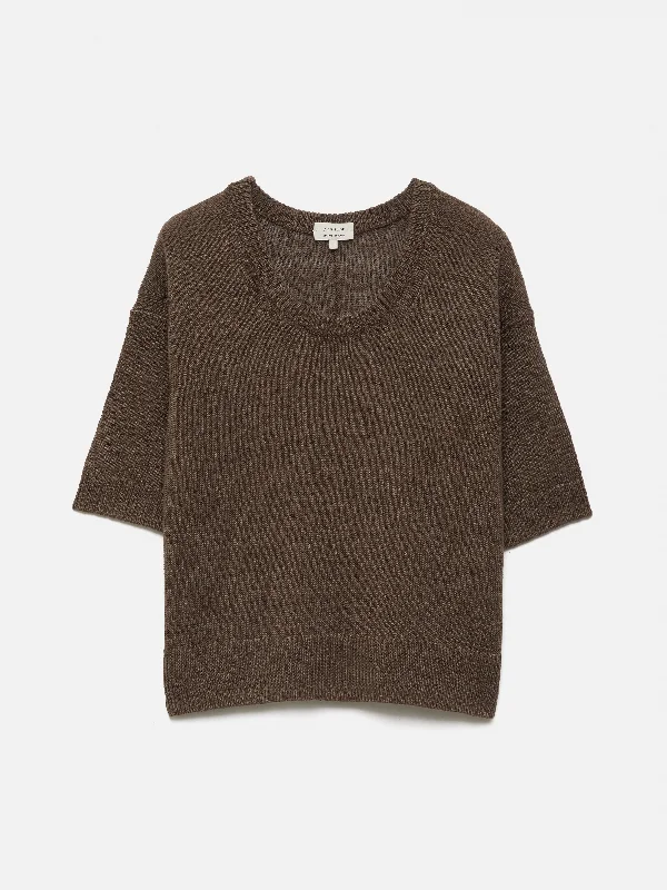 linen-scoop-neck-knitted-t-shirt-brown