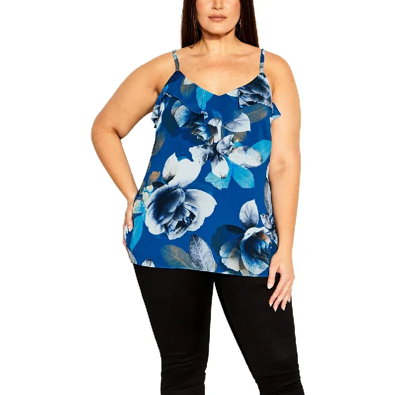 plus-womens-trendy-v-neck-shell