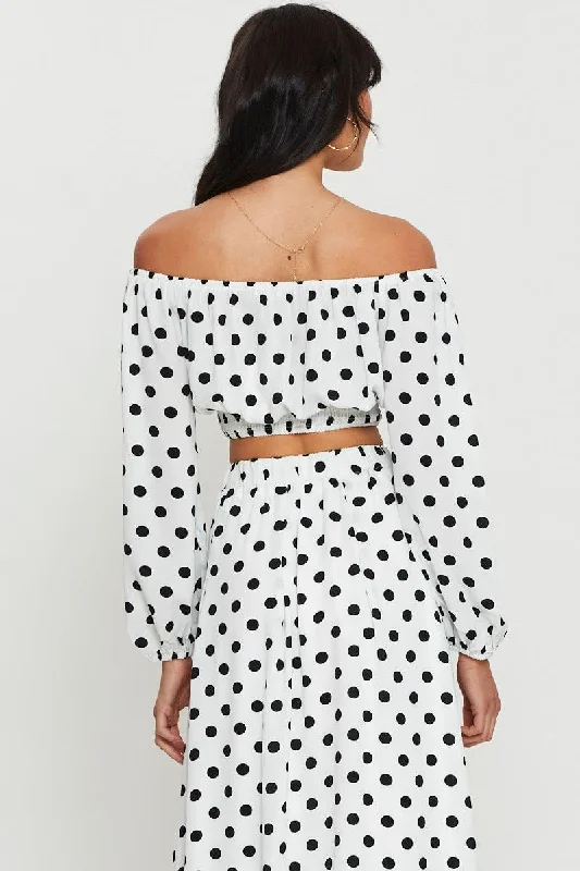 polka-dot-crop-top-long-sleeve-off-shoulder-wc9507tps-f4