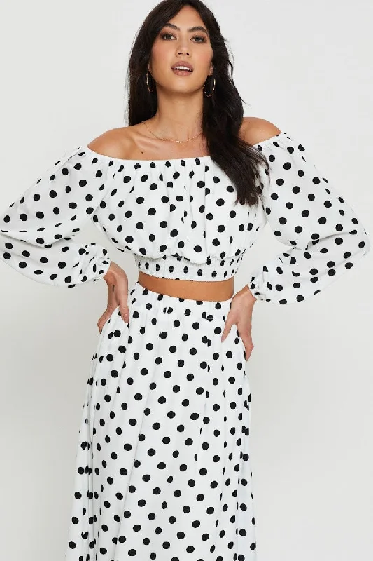 polka-dot-crop-top-long-sleeve-off-shoulder-wc9507tps-f4