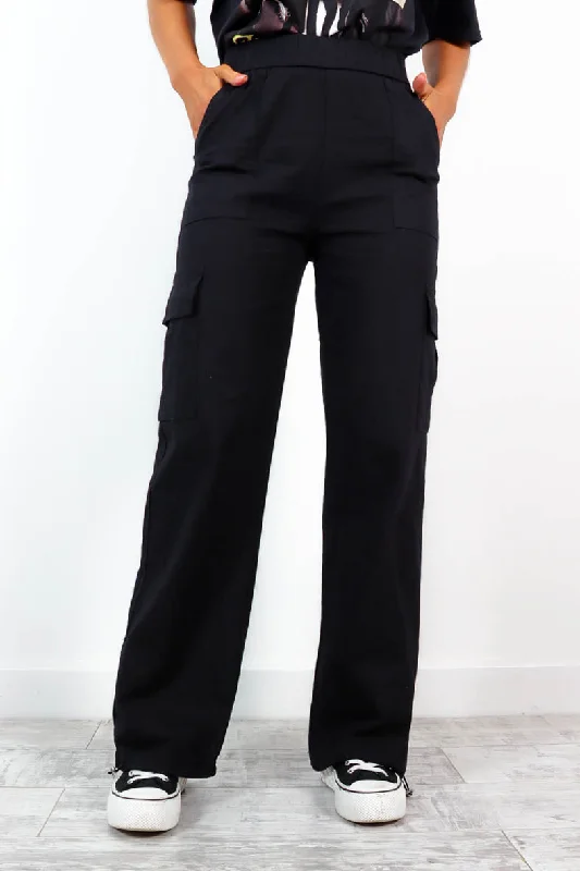 precious-cargo-black-wide-leg-cargo-style-trousers