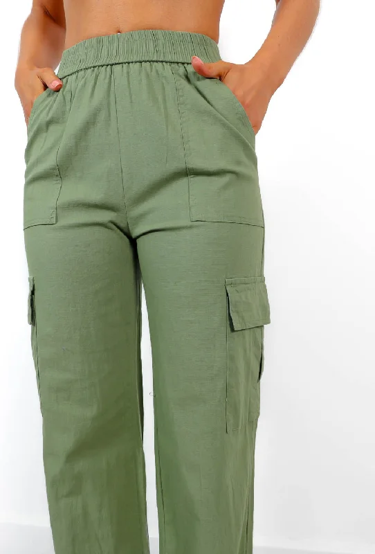 precious-cargo-khaki-wide-leg-cargo-style-trousers