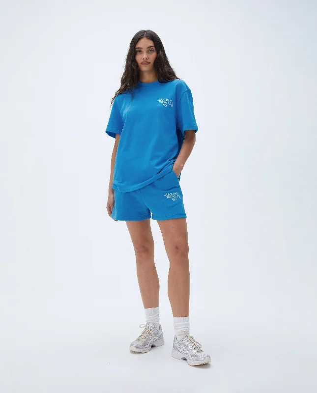 Resort Sports Short Sleeve Oversized T-shirt - Sky Blue