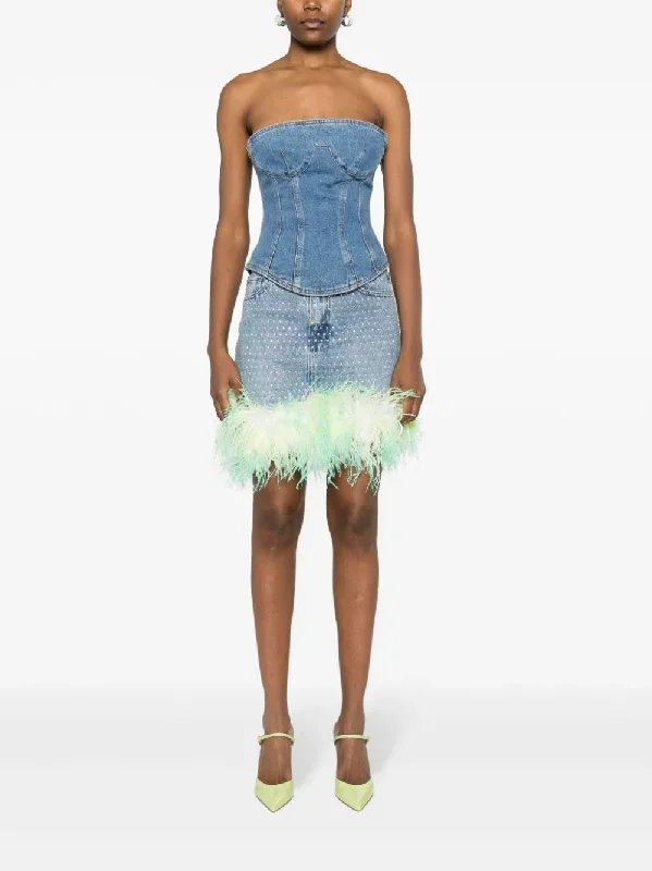 self-portrait-blue-rhinestone-feather-denim-skirt-skirts-600043949blu