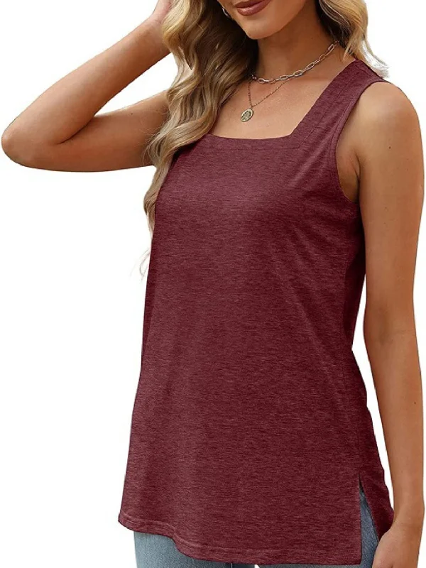 slit-square-neck-tank