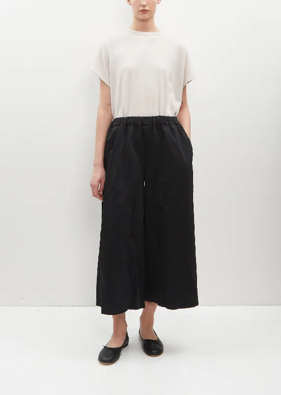 Gabardine Wideleg Pants