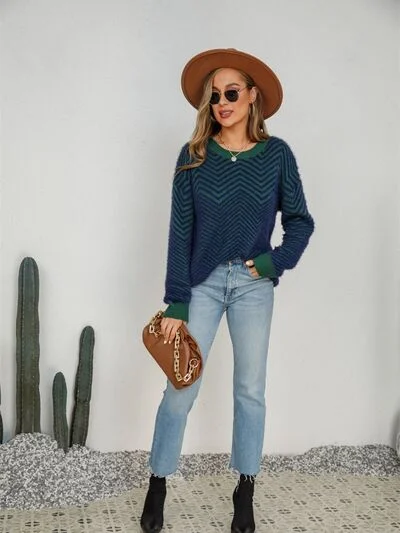 striped-round-neck-dropped-shoulder-sweater-11