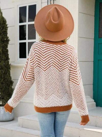 striped-round-neck-dropped-shoulder-sweater-11