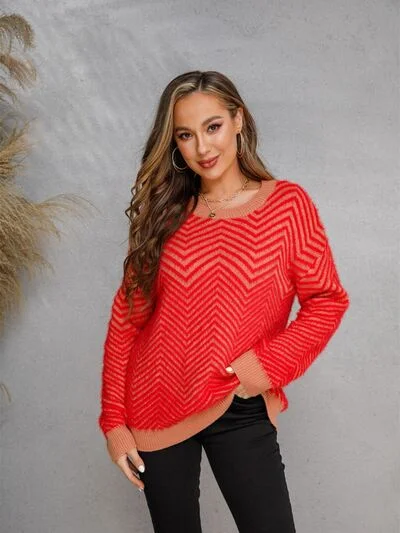 striped-round-neck-dropped-shoulder-sweater-11