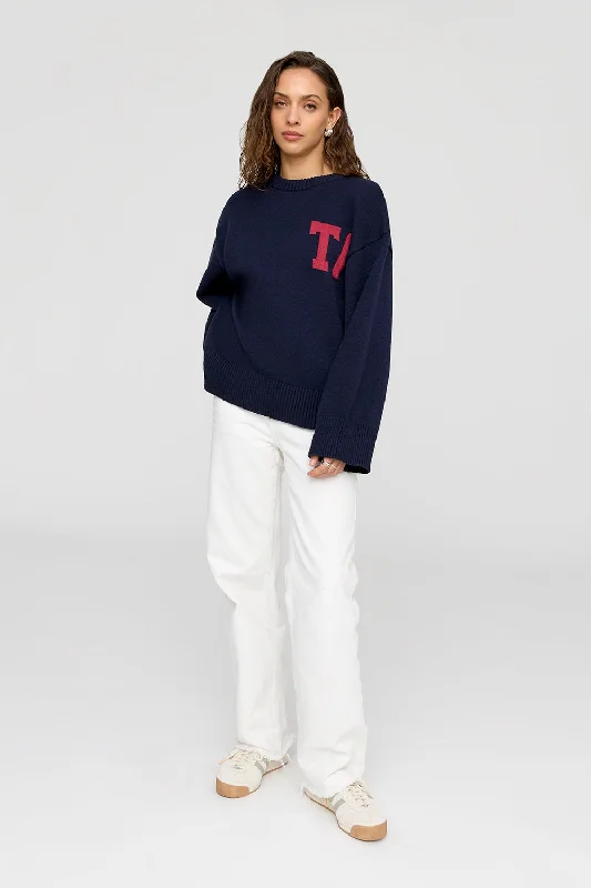 t-logo-knit-sweater-navy-and-red