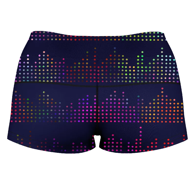 techno-equalizer-bars-high-waisted-womens-shorts