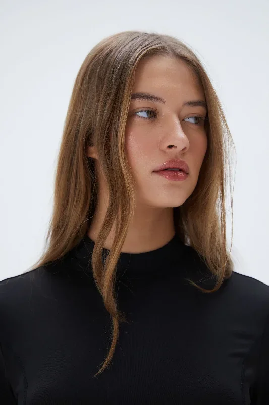 ultraform-mock-neck-long-sleeve-top-black