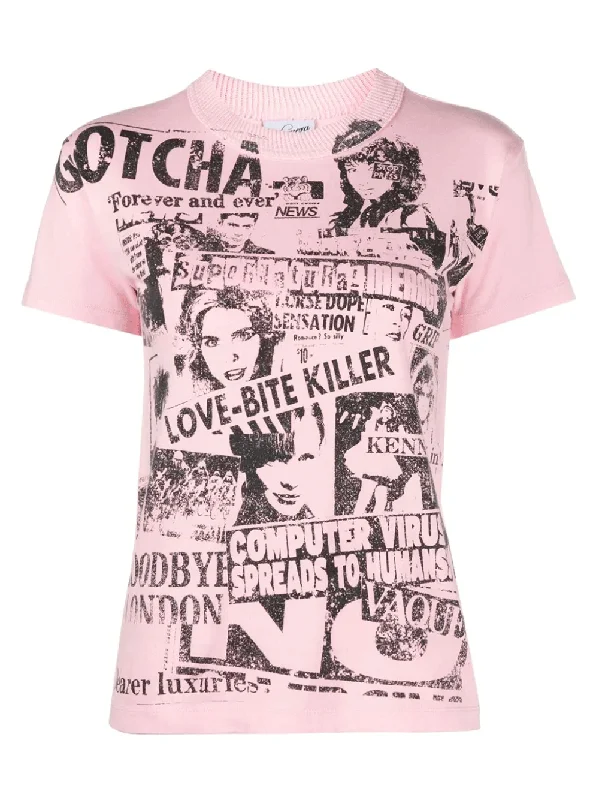 Womens Newsprint T-Shirt