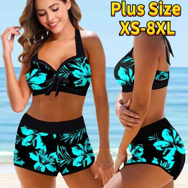 women-swim-summer-dress-swimwear-bathing-suit-two-pieces-bikini-set-swimsuits-womens-tie-dye-print-and-shorts-tankinis-flower-printed-beach-plus-size-xs-8xl