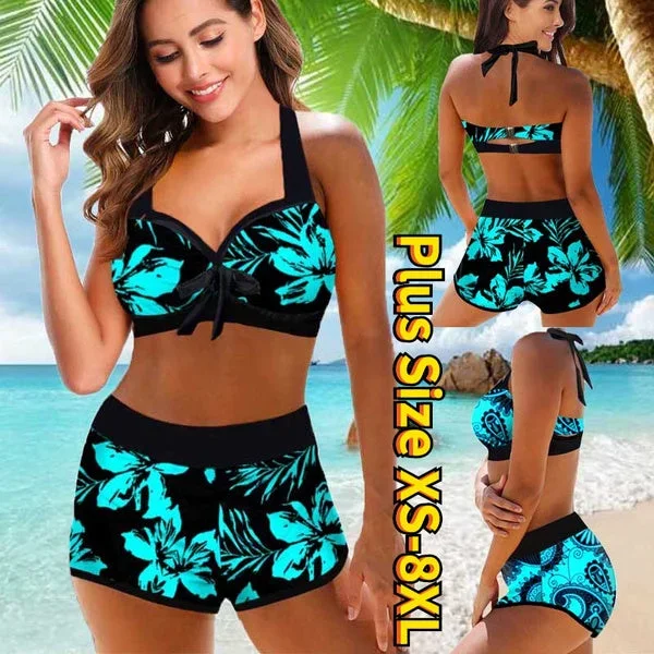 women-swim-summer-dress-swimwear-bathing-suit-two-pieces-bikini-set-swimsuits-womens-tie-dye-print-and-shorts-tankinis-flower-printed-beach-plus-size-xs-8xl